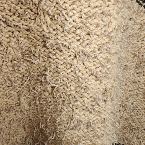 Umgee + women size 2XL Striped Raw Neutral Sweater Cozy Comfort pullover - Picture 7 of 9